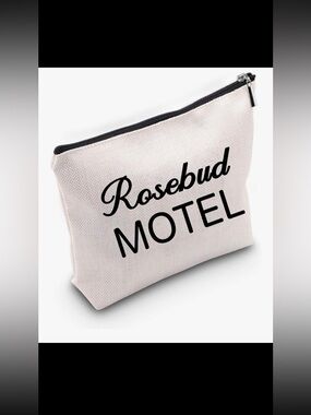 Rosebud Motel Schitt’s Creek Cosmetic Travel Bag LIKE NEW